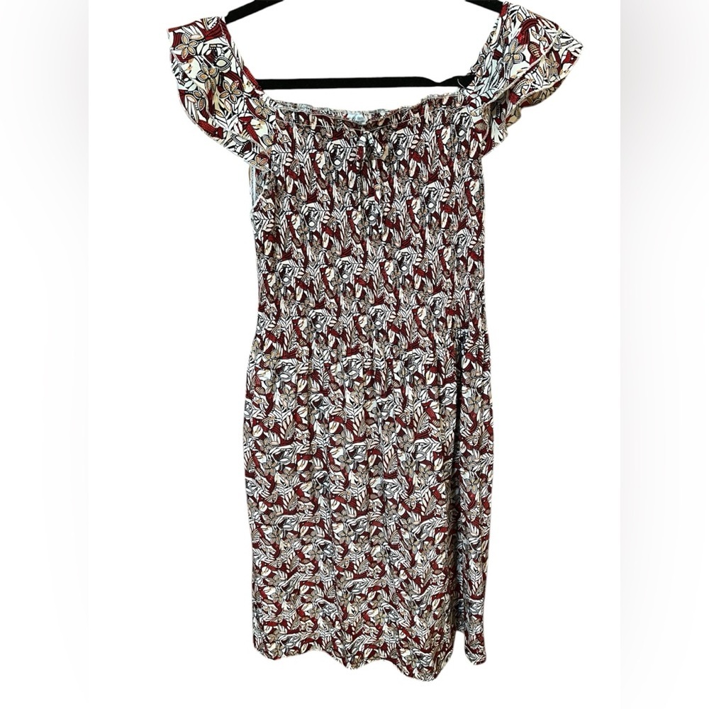 Vintage Pattern Midi Dress